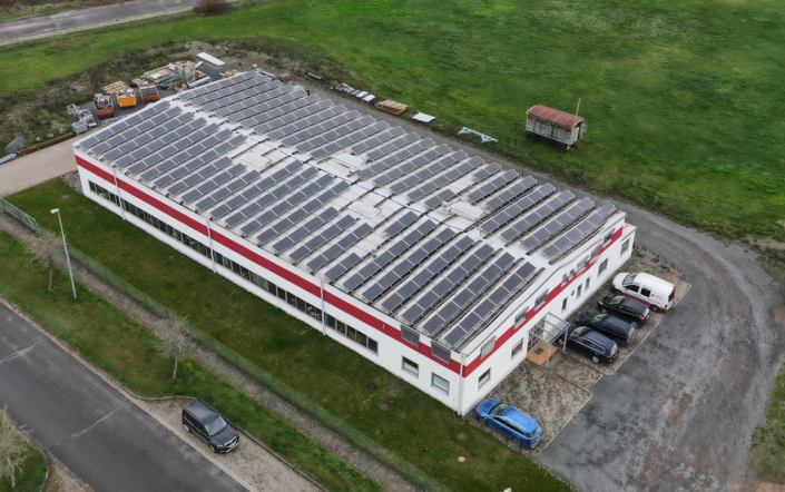 Luftaufnahme des Unternehmens Böhner Maschinenbau