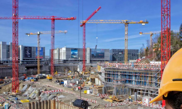 Baustellenansicht der Firma CONSTRUCTION & BUILDING SOLUTIONS GmbH