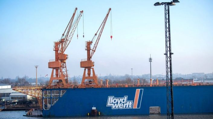 Aussenansicht der Firma Lloyd Werft Bremerhaven GmbH