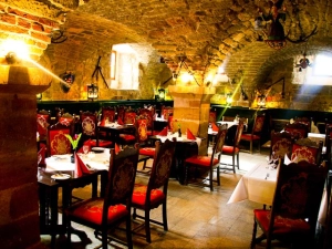 Innenansicht des Restaurant Veste Wachsenburg